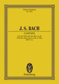 Bach: Cantata No. 131 (Psalm 130) BWV 131 (Study Score) published by Eulenburg
